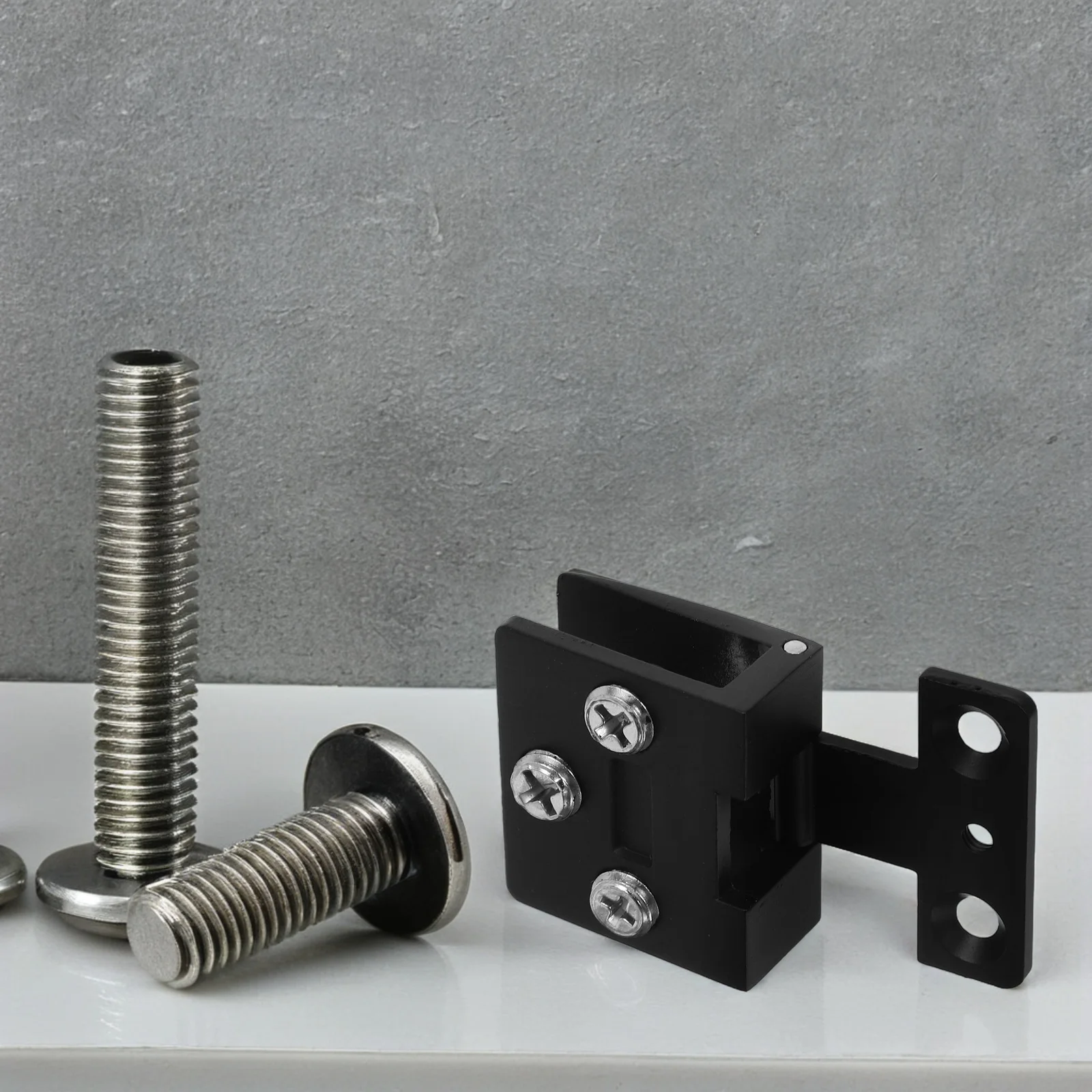 

4pcs Glass Door Hinge Clamp For 3-8Mm Tempered Glass Smooth Closing Noise Reducing Cabinet Hinges For Wine Display Cases