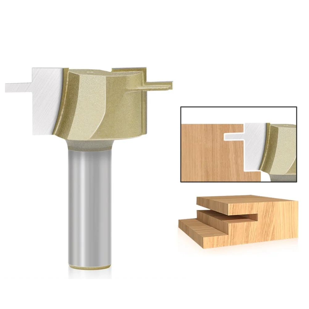 

1 PC T-Slot Milling Cutter Set 12.7mm Shank Router Bit Trimming Woodworking Milling Cutter Comprehensive Tool Collection