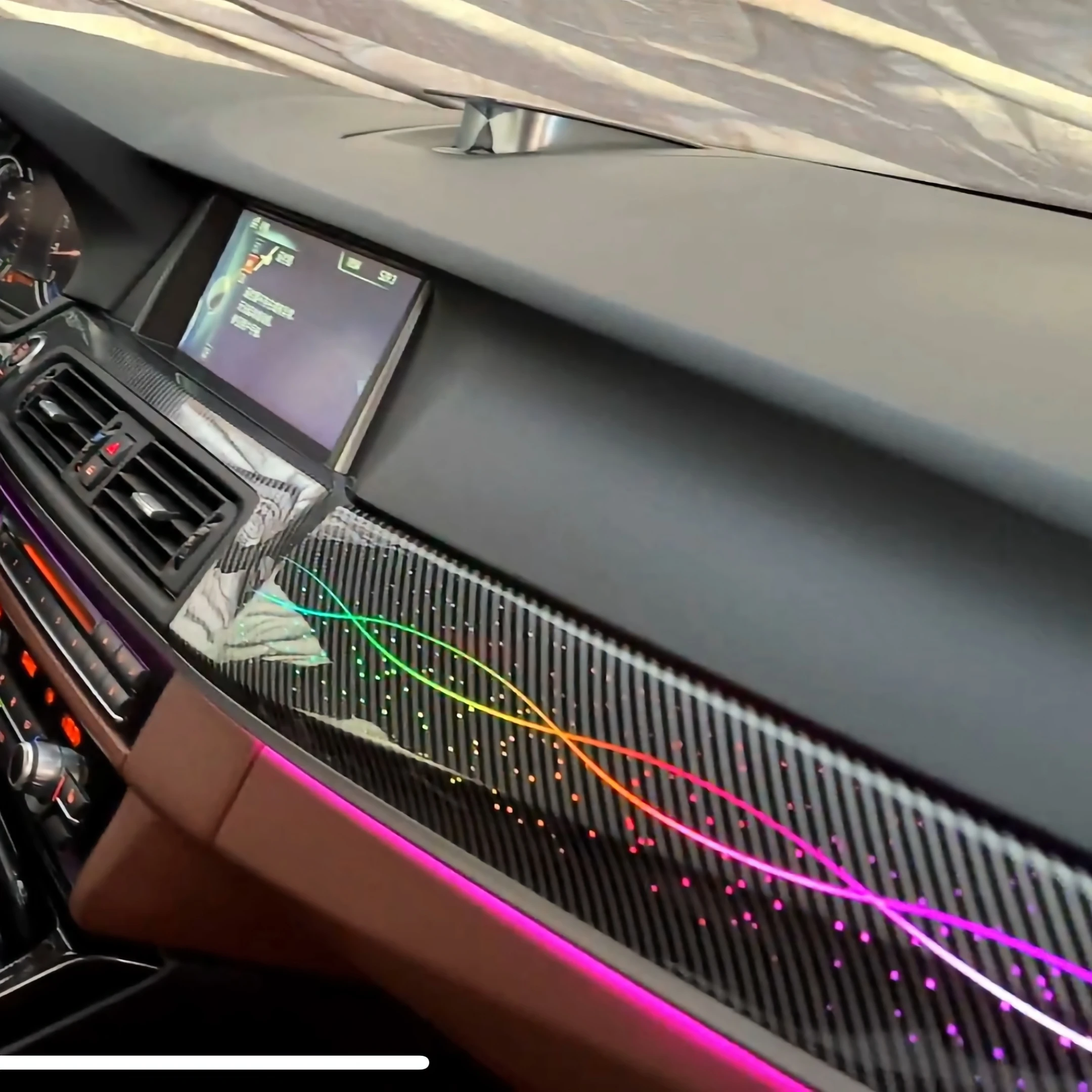 Utilisation durable de couleur dynamique - Lumières d'ambiance décoratives intérieures de voiture changeantes