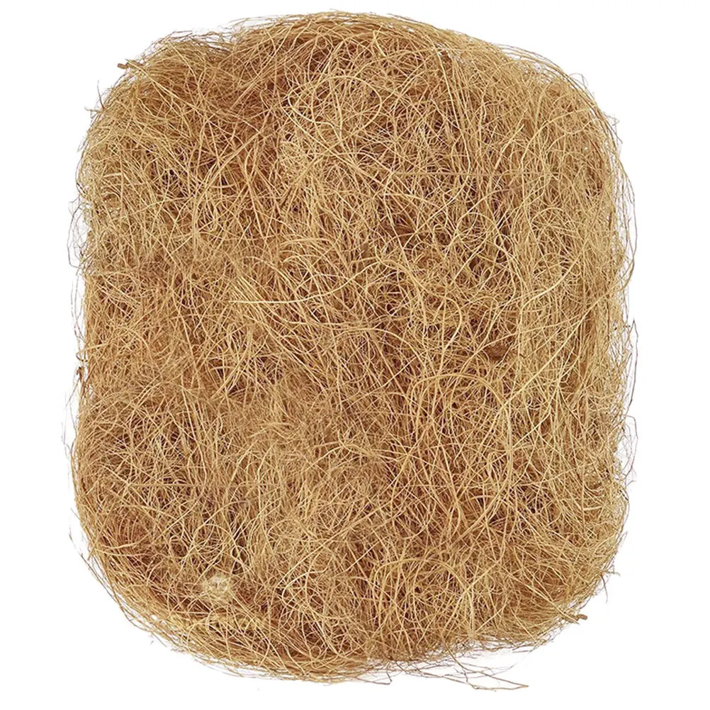

1 Bag Coconut Palm Fiber Nest Pad Scratch Resistant Bird Nesting Fiber for Small Pets Nesting Pads Pet Cushion Supply,