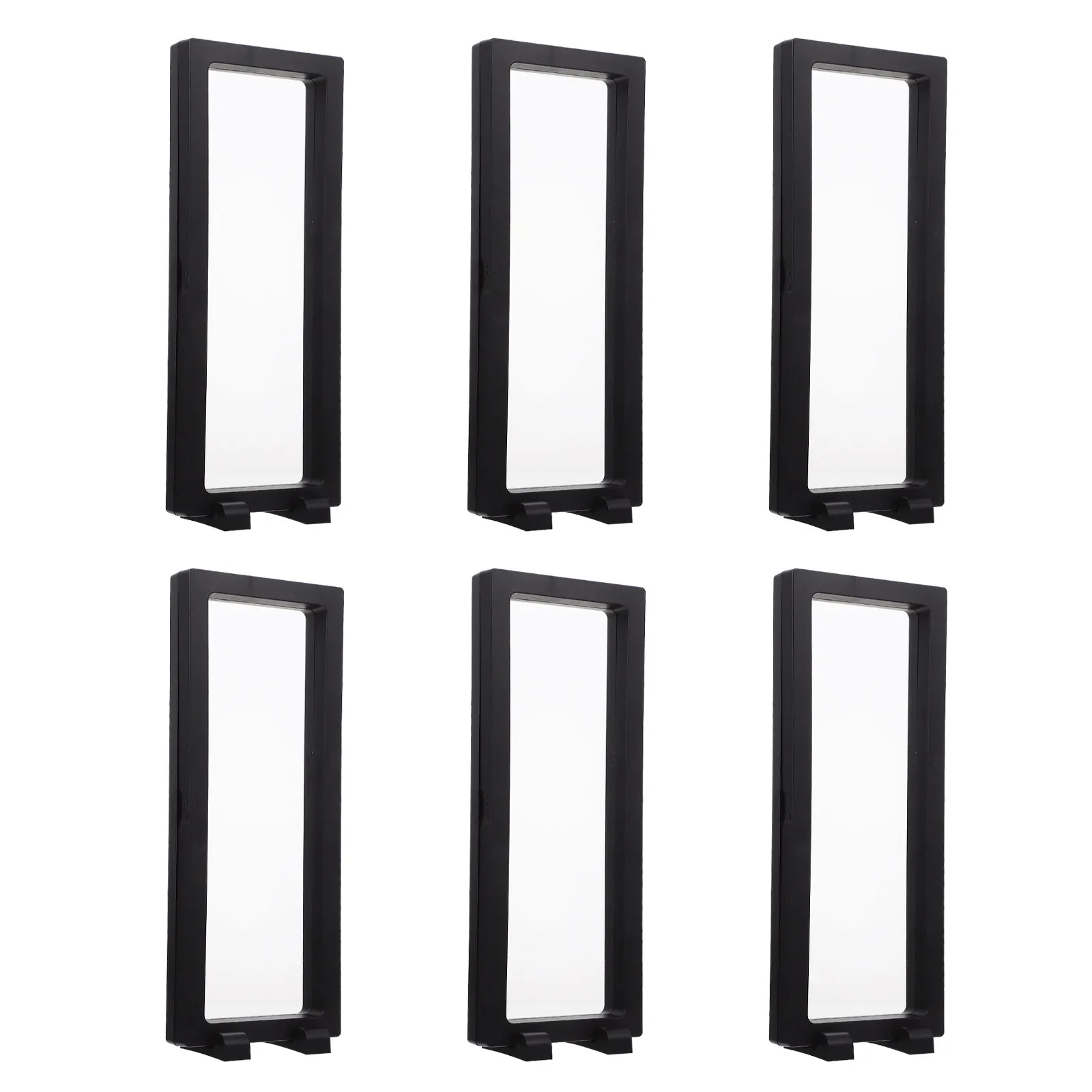 

6 комплектов прозрачных подставок для украшений: плавающие держатели для колец, серег, браслетов, демонстрационные витрины для хранения и показа ювелирных изделий