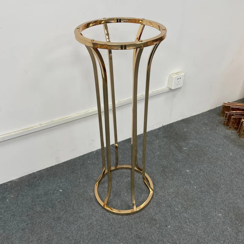 Galvanisierter Hochzeits-Blumenständer für den Gang, Hotelvase für Outdoor-Partys, Feiertagsveranstaltungen, Tischdekoration, neue Requisiten – Detail 3