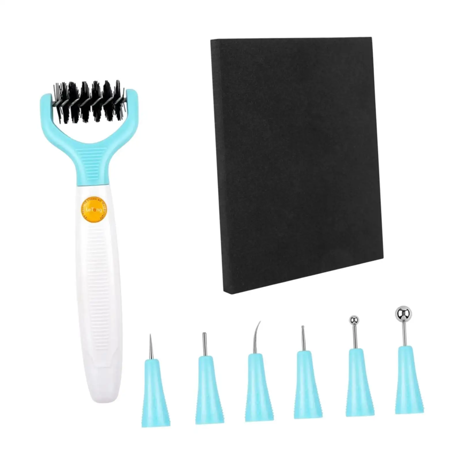 Die Brush Paper Sculpting Tool Portable DIY Scrapbook Paper Flower for Paper Removal Scrapbooking Embossing Kids Men Women