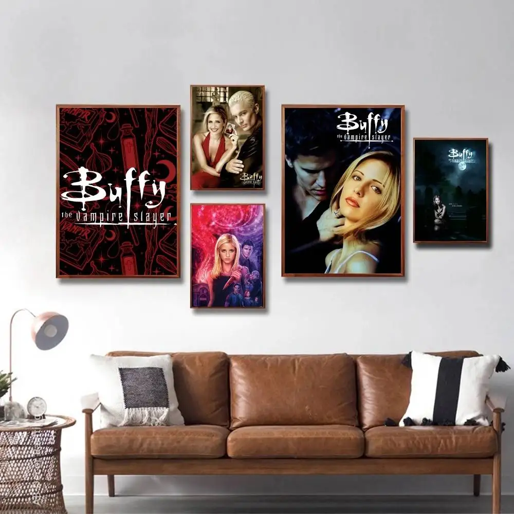 Classic TV B-Buffy The Vampire Slayer Posters HD Print Vintage Wall Art Decor for Home Study Room