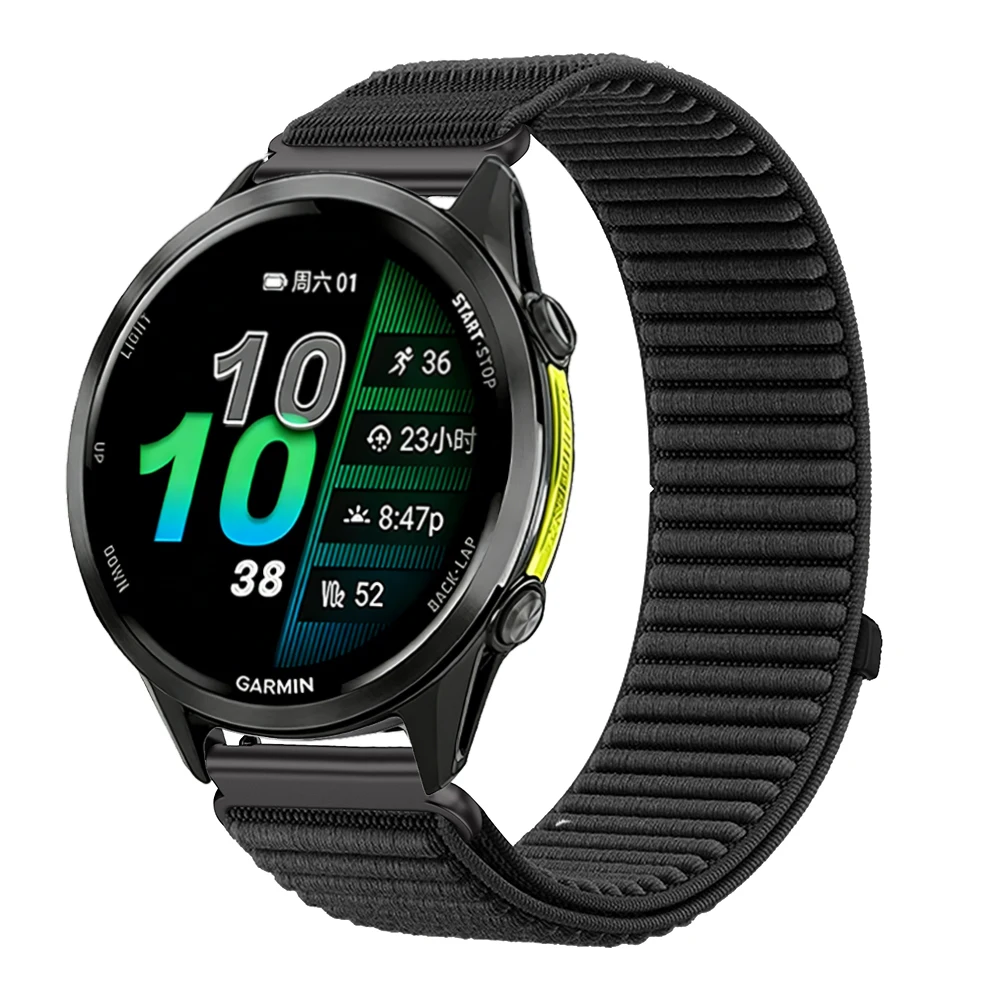 18/20/22mm Nylonarmband für Garmin Venu 4 3 3s Sq 2 Plus/Vivoactive 6 5 4 3 s Geflochtenes Armband für Garmin Forerunner 255S 645 245 – Detail 13