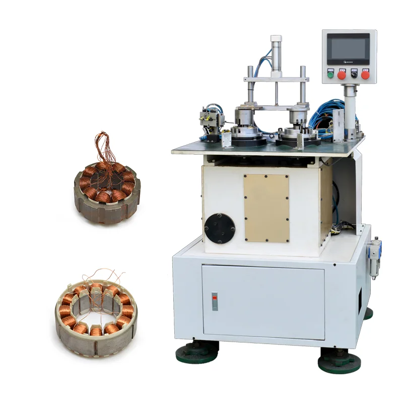 Ceiling Fan Motor Water Pump Compressor Garden Tools Brushless Motor 2 Station Stator Winding Machine