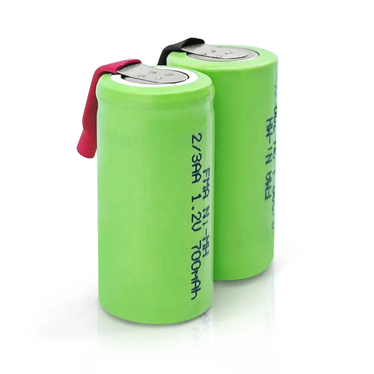بطارية Ni-MH 2.4 فولت 2/3AA 700 مللي أمبير 2/3A 1.3AH AA 1.2-2Ah لفرشاة أسنان Sonicare PowerUp Watepik Barba ماكينة حلاقة وتشذيب الحلاقة