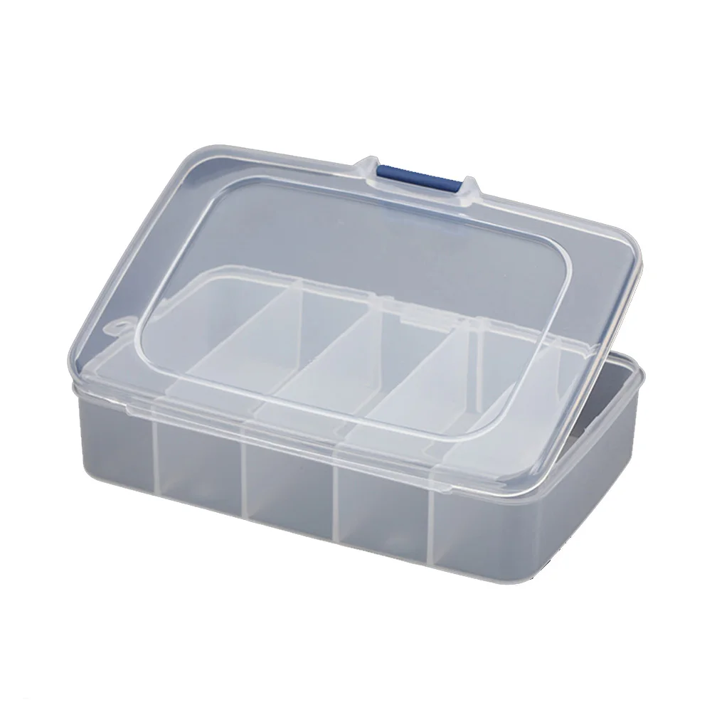 1PC Translucent Plastic Tool Screws IC Storage Box Craft Organizer Small Part Container Case For Fishing Gear Bait Hardware Tool