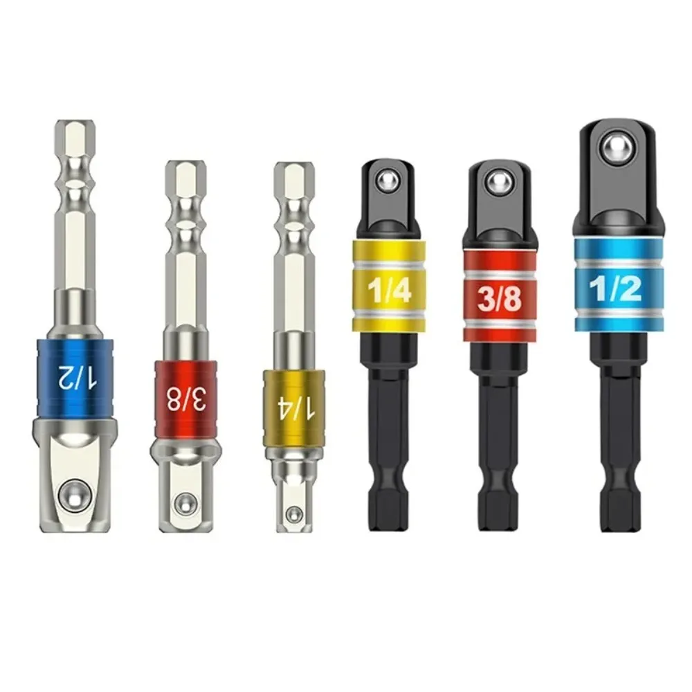 

3PC Color Hexagon Screw Screwdriver Changeover Extension Square Head Socket Tool Set for Electric Screwdriver