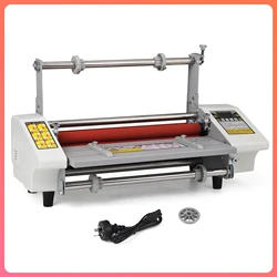 9350T A3 Hot Cold roll laminating machine Four Rollers Laminator laminator High-end speed regulation thermal laminator 110V/220V