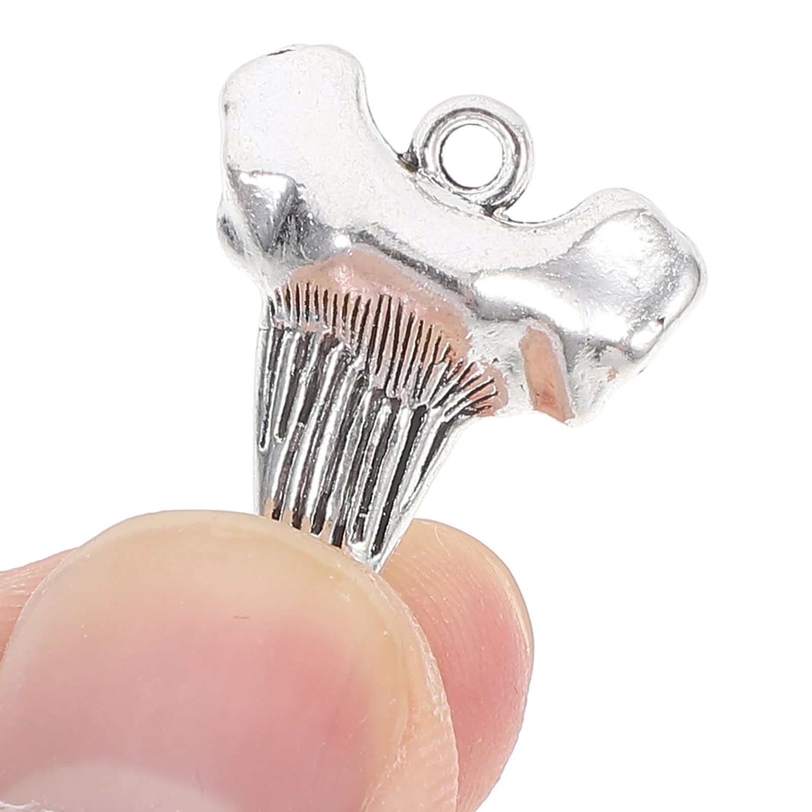 

12 Pcs Pendant Charms for Cute False Teeth Jewelry Making Metal