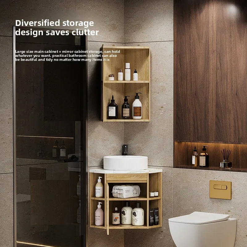 Mobile lavabo a parete combinato bagno lavabo integrato a parete