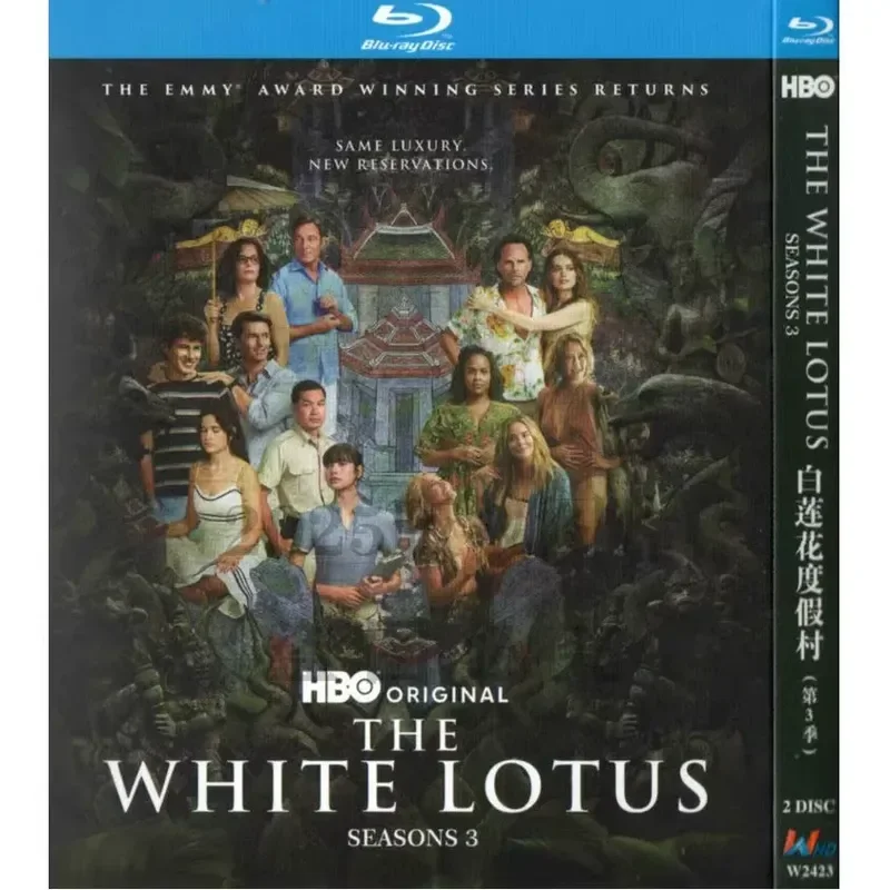 American Comedy TV Series White Lotus Resort Season 1 and 2 High Definition BD Blu-ray 2 Disc Set