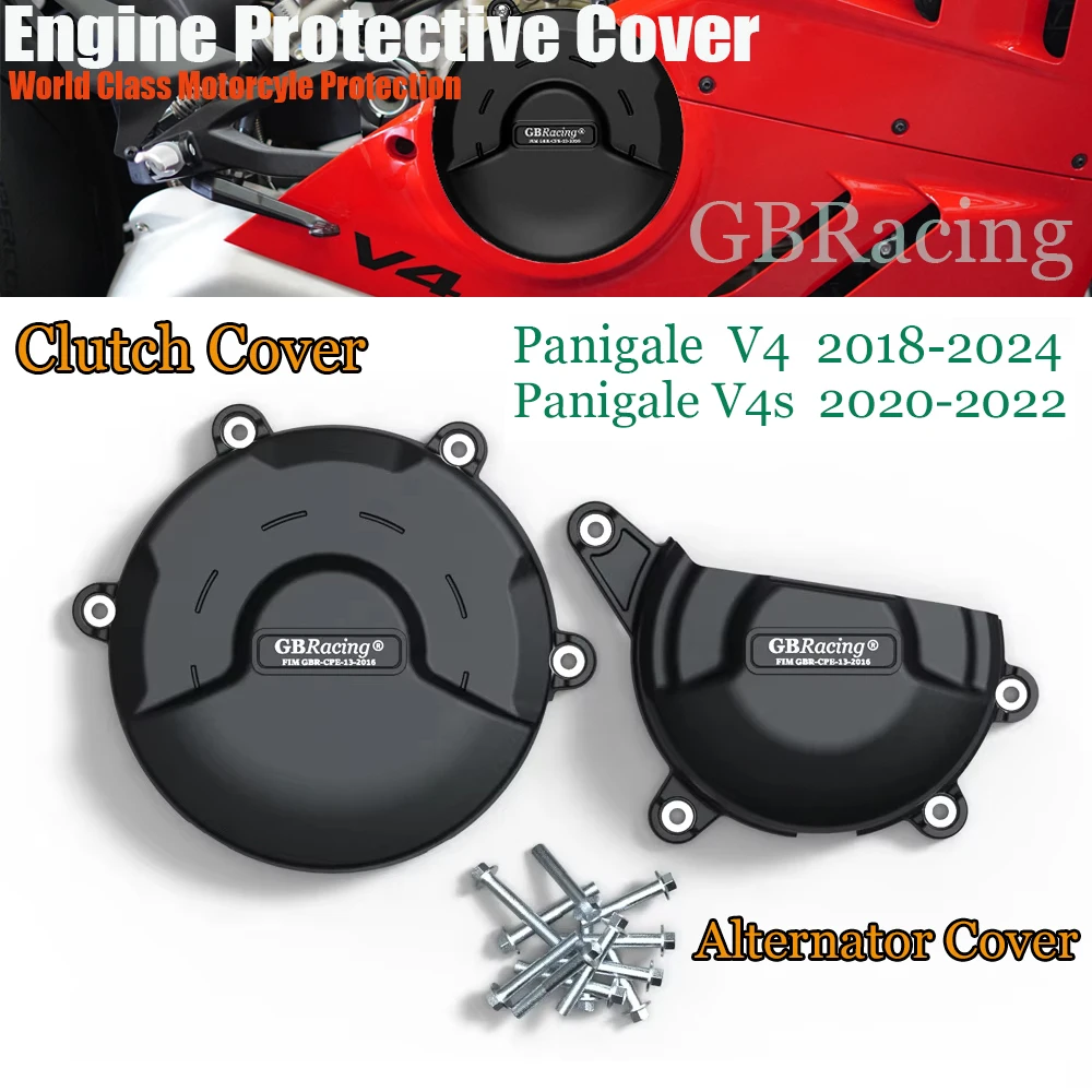

GBRacing Engine Hood Thermal Insulation Protection Device Fall prevention for DUCATI Motorcycle V4 Panigale V4S 2018-2024