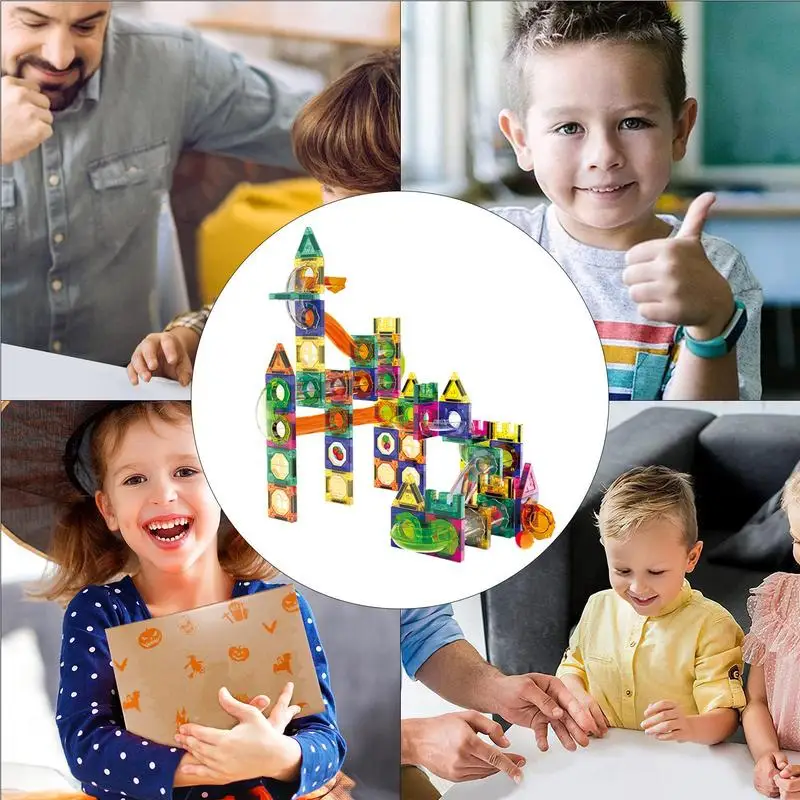 Bloques de construcción magnéticos para niños, juego educativo Montessori, azulejos magnéticos, juguetes para niños, regalo para niños y niñas