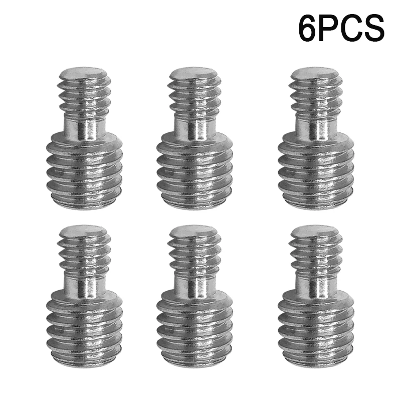 6PCS 3/8 to 1/4 M6 Camera Conversion Screw Ballhead Tripod Adapter Photography Accessories 1/4 to 3/8 Conversion Nut For Tripods