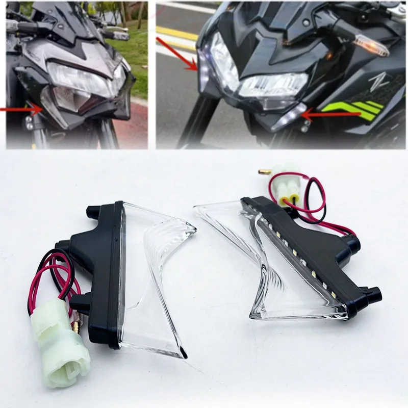 

Z900 Headlight For KAWASAKI Z400 Z250 Z650 KLR650 ZR1000 H2 2019 2023 Motorcycle Highlights Light Assembly Waterproof Faro