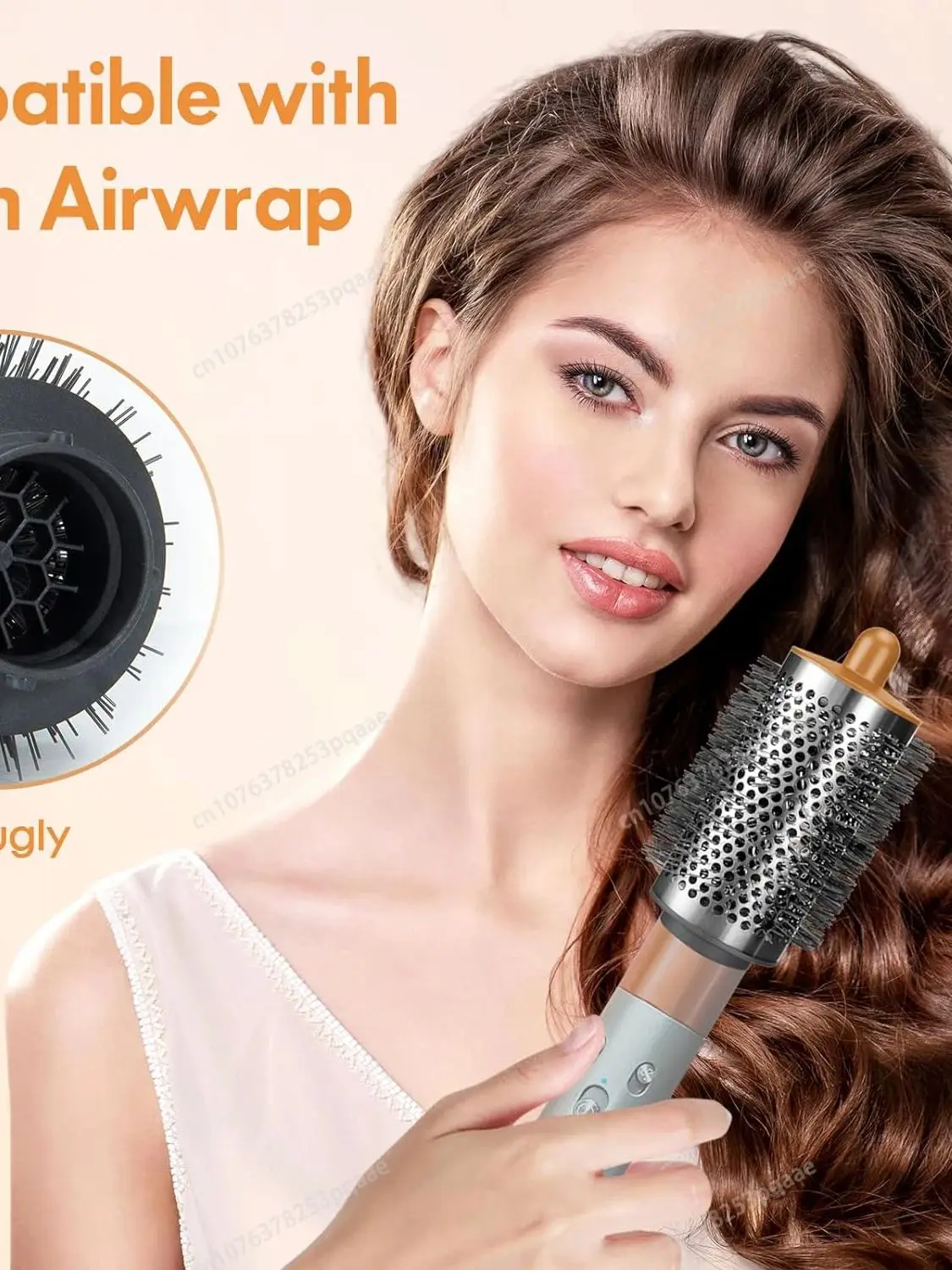 20/38/55MM Ronde Volumizing Borstel voor Dyson Airwrap HS01/HS05 Attachment Cilinder Kam Pluizige Nozzle Curling borstel Vervanging - afbeelding 2