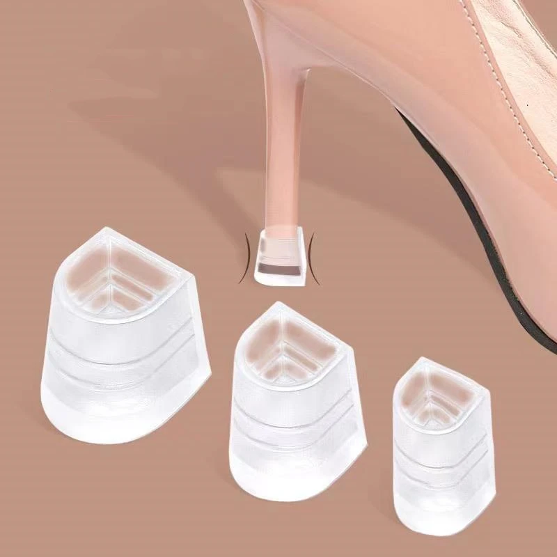 

1 Pairs High Heel Pads Lace Latin Dance Includes Heels Anti-Slip Silicone High Heel for Wedding Shoes 4 Sizes