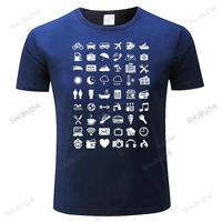 Fashion iconspeak T-shirt Traveler's TSearch T Shirt Men Women travel abroad Necessary Cotton Summer tops Tees male tee-shirt