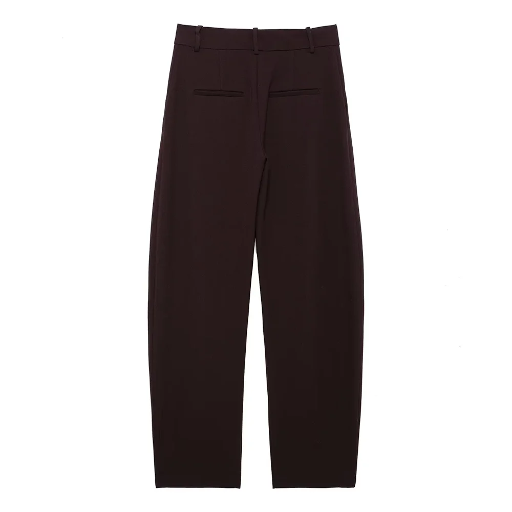 BM&MD&ZA ربيع 2025 طقم نسائي مكون من قطعتين للتخسيس وسترة بدلة متعددة الاستخدامات وسراويل تقليدية