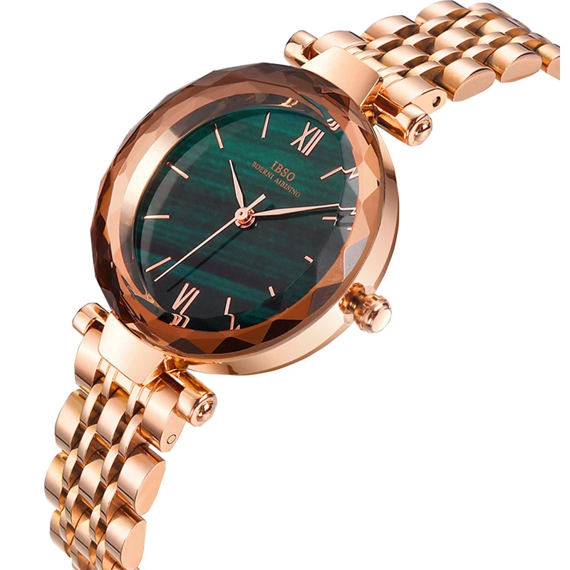 

Luxury Brand Small Watch Women Golden Fashion Waterproof Designer Handwatch Female Rose Steel Vintage Ladies Wristwatch Green