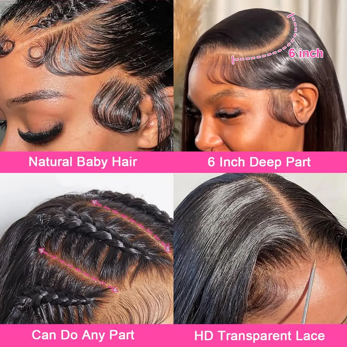 13x6 الدانتيل الجبهة الباروكات شعر الإنسان قبل قطعها 200 250 الكثافة 24 بوصة مستقيم الدانتيل الجبهة الباروكات HD الدانتيل الباروكات الأمامية للنساء 13x4