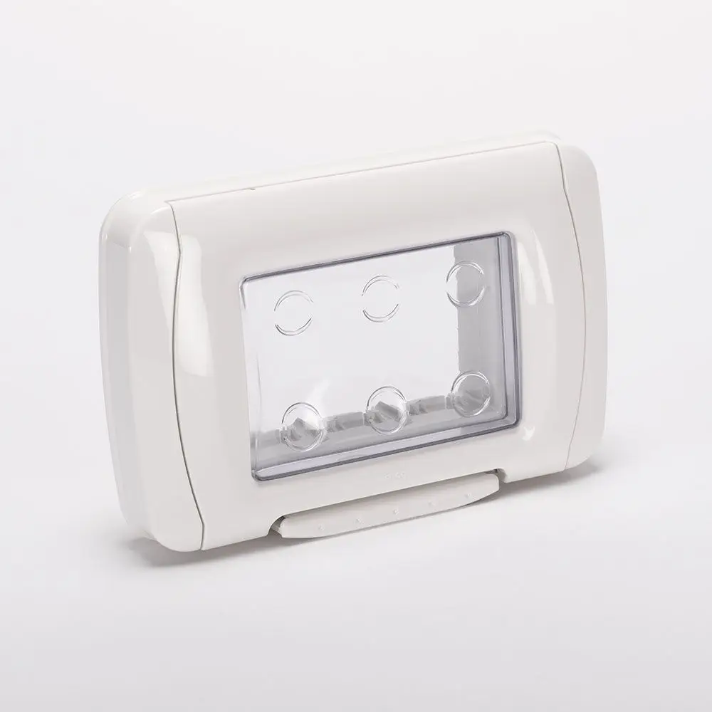 

Silicone 118 Light Switch WaterProof Cover IP55 Cassette 3 Modules 4 Gang Socket Lid 83mm Israel Italy Standard Outlet Cover Box