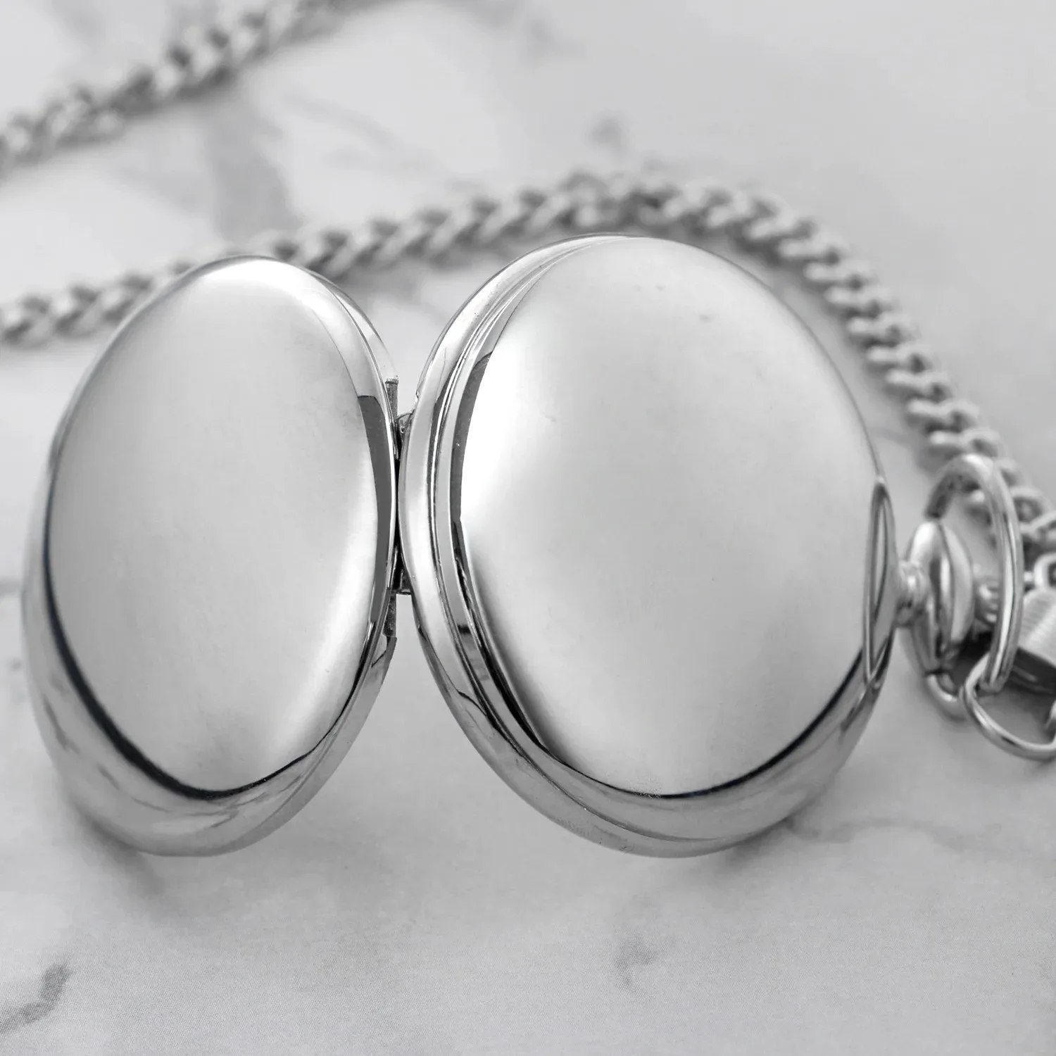 خمر الرجال النساء Steampunk السلس الفضة سطح المواد سلسلة بدلاية كلاسيكية ساعة جيب كوارتز قلادة هدايا للنساء