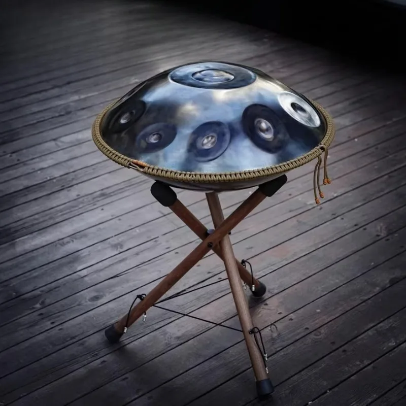 Solid Wood Handpan Stand Handmade Adjustable Stable Durable Triangle Handpan Stand High-quality Musical Instrument Accessories