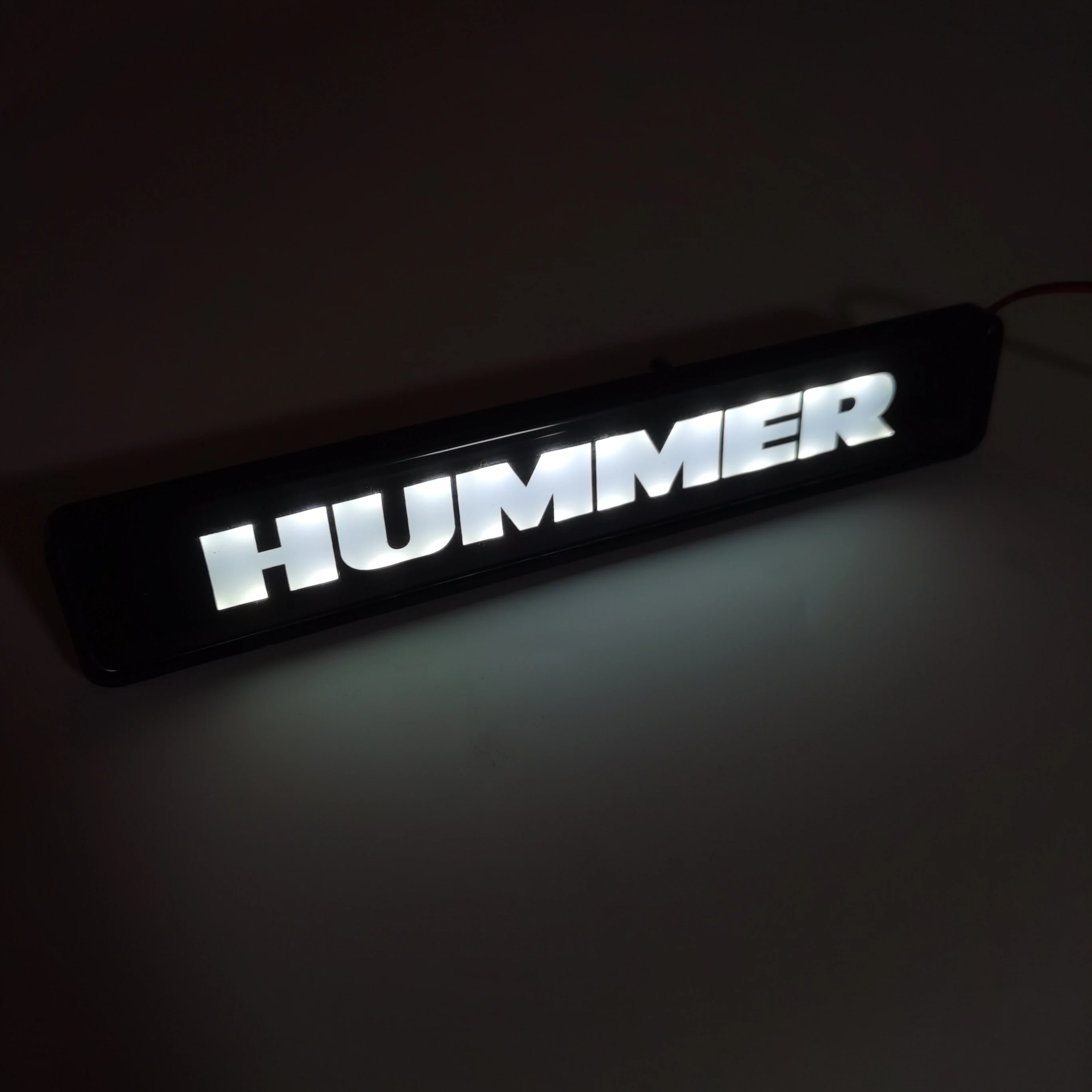 

White LED Insignia For HUMMER Grills Light LED Ambient Lamp Net Lamp for HUMMER H2 H1 H3 HX Car Styling LED HUMMER Grille Light