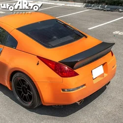 Carbon Glossy Black Rear Trunk Lid Car Spoiler Wings Tuning Exterior Accessories For Nissan 350Z 2003 2004 2005 2006 2007 2008