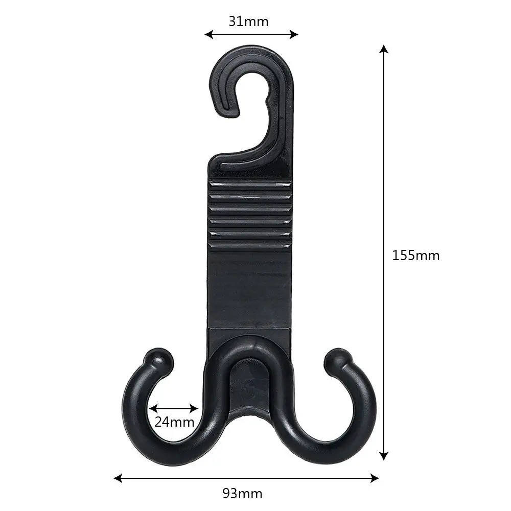 2 قطعة لوازم السيارات حامل الطعام قابل للتعديل الانحناء غير مرئية مزدوجة هوك مسند الرأس بالمقعد شماعات سيارة البضائع هوك هوك مشبك حقيبة