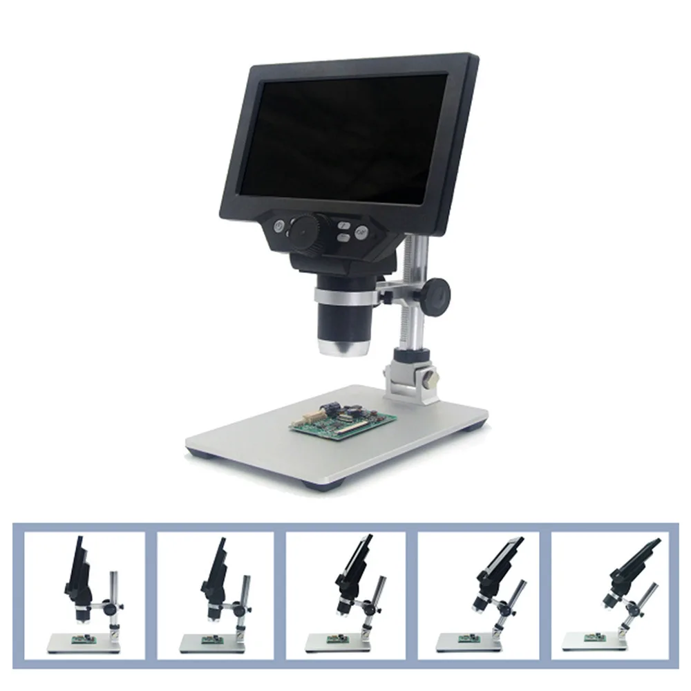 1200 times electron microscope, digital microscope high definition mobile phone repair microscope built-in lithium battery