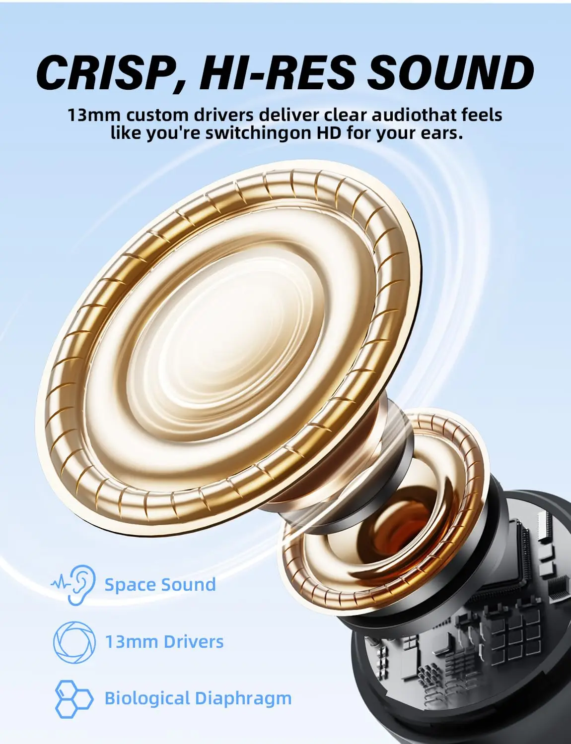 ONIKUMA 2025 سماعات ألعاب RGB رائعة مزدوجة الوضع T27 جديدة مع جودة صوت مكالمات عالية الوضوح وكمون منخفض للألعاب #3