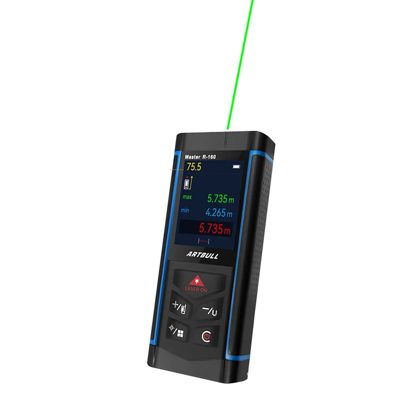 ARTBULL Long Distance Green Laser Rangefinder 100m 200m with Camera Color Screen Rechargeable Distance Meter