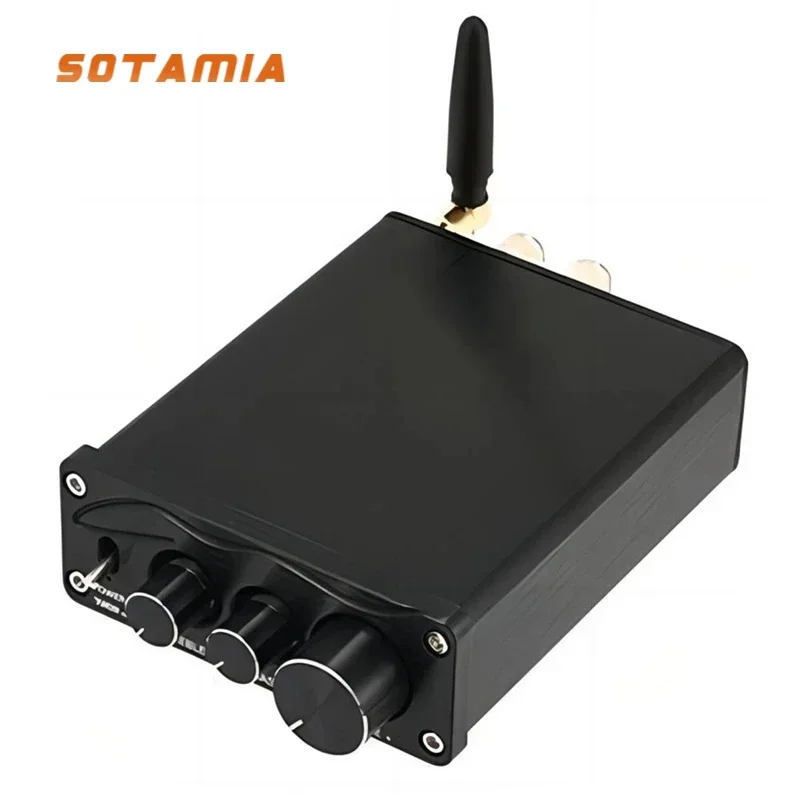 SOTAMIA MA12070 Power Amplifier 80Wx2 Bluetooth 5.0 HIFI Amplifier Stereo Sound Amplificador Home Digital Audio Speaker Amplify