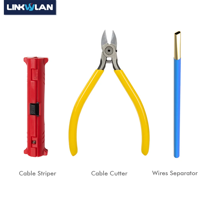 RJ45 Network Cable Looser Twist Pair Wires Separater Ethermet Cable Stripper Cutter Tester Crimping Tool Network Tool Kits