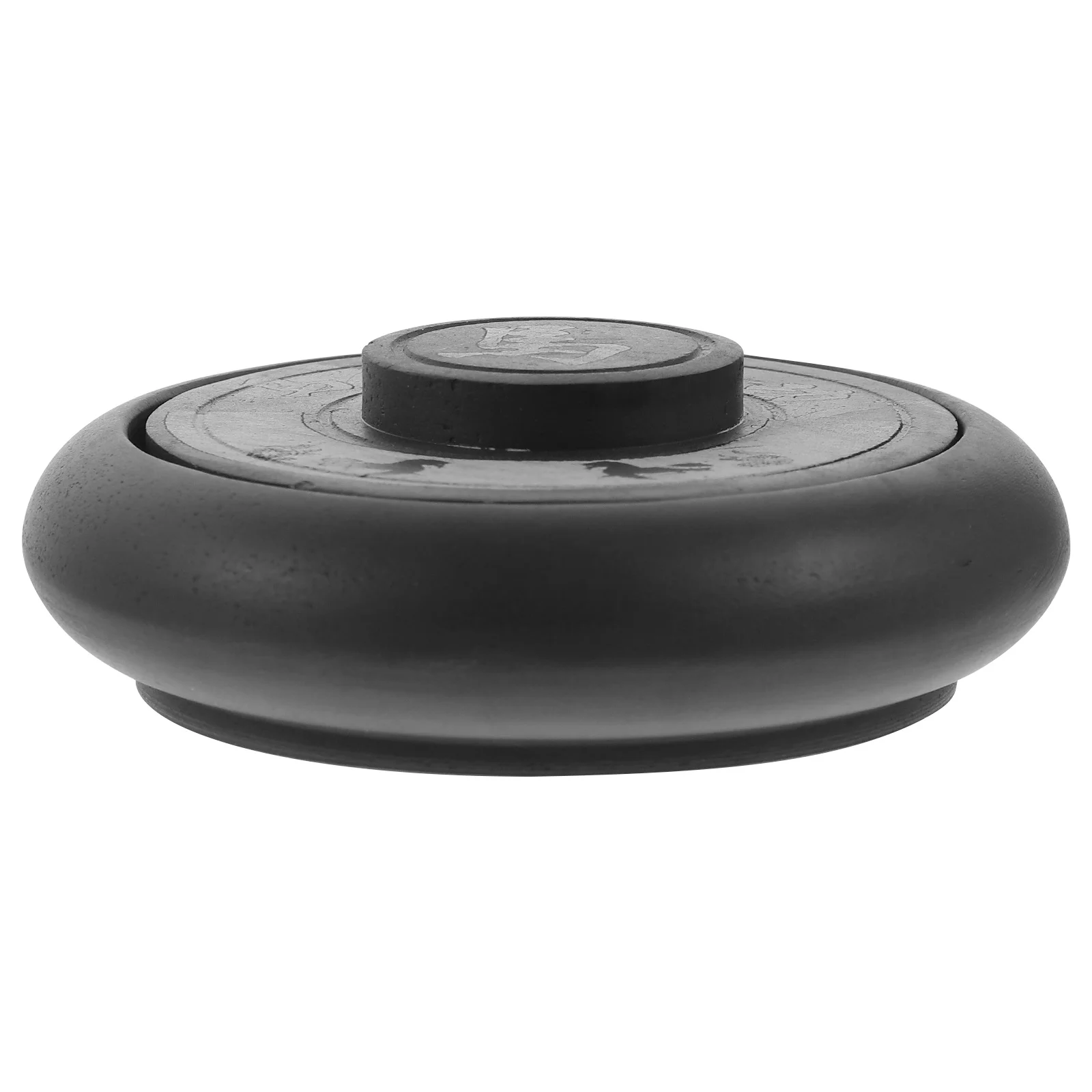 Chinese Inkstone Dragon Pattern Design 4-Inch Student Ink Grinding Stone Traditional Calligraphy Ink Plate Chinese Inkstone