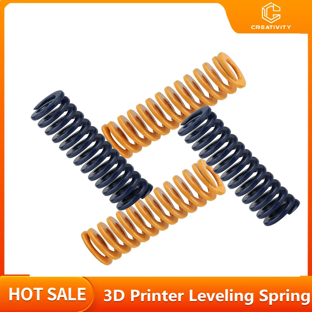 4PCS Heated Bed Springs Die Light Load Compression Spring DIY Extrusion Spring  Ender 3/Ender 3 Pro/Ender 3 V2