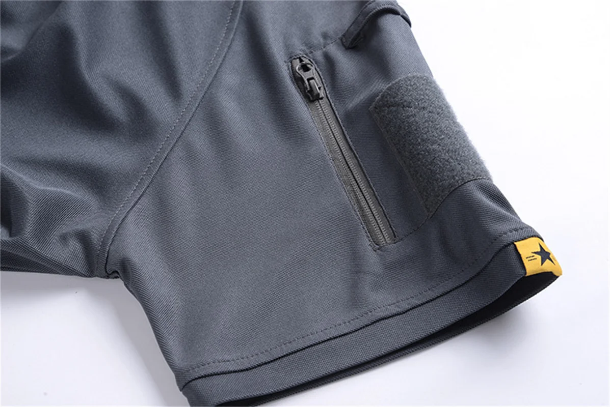 Outdoor Sport Men Tactical T-Shirts Outdoors Hiking Tee Shirt Special Army Loose Cotton Quick Dry Short Sleeve Solid Breathable view 4