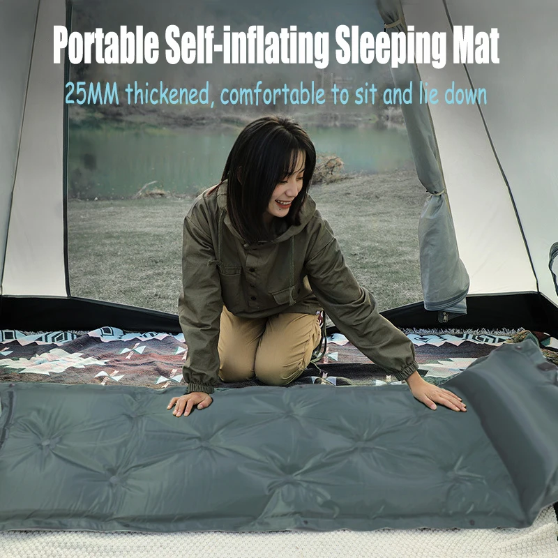 

Camping Mattress Self-inflating Mattress Mushroom Mats Inflatable Mat Sleeping Pad Air Mat Folding Bed Camping Mat