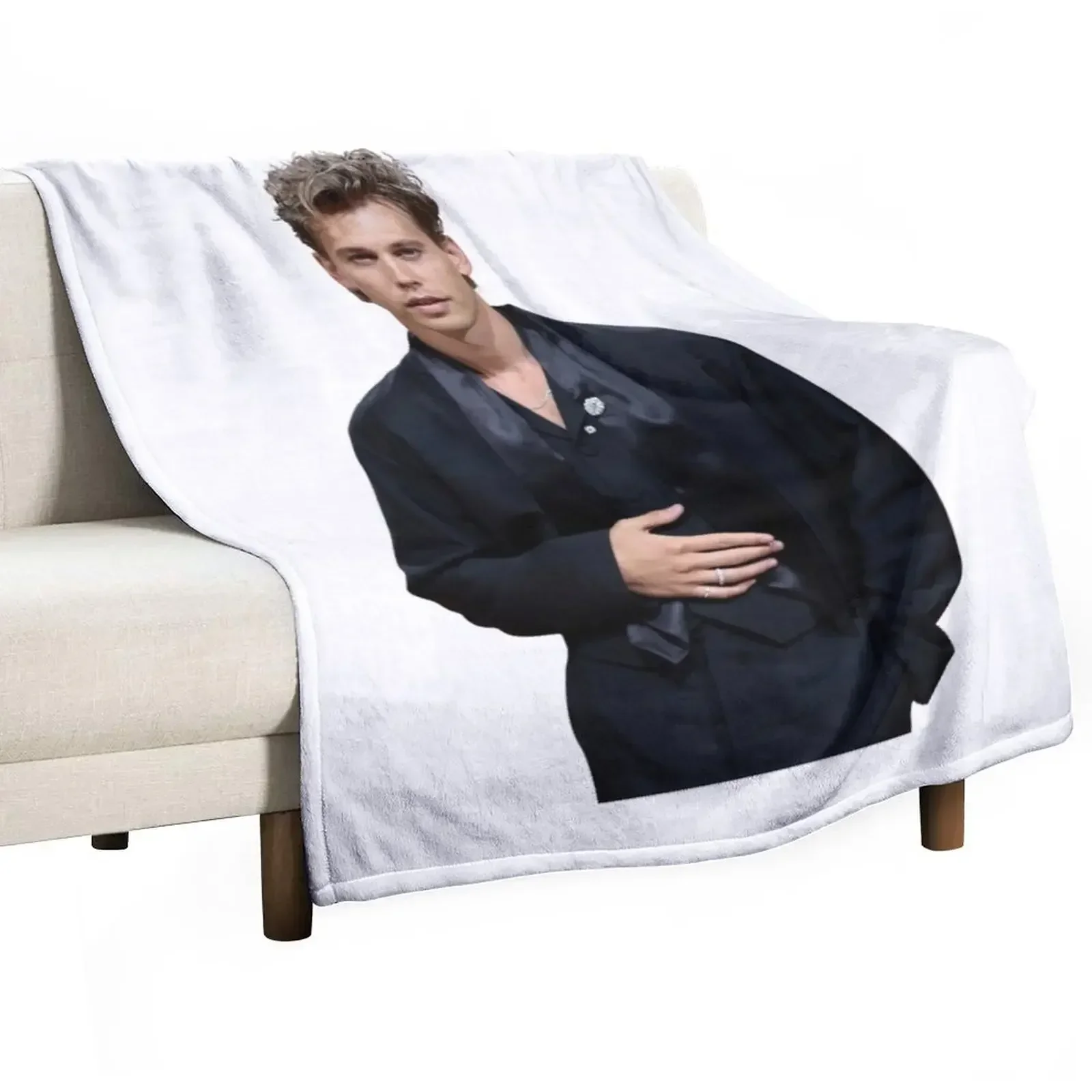 

austin butler Throw Blanket valentine gift ideas Luxury Thicken christmas gifts Blankets