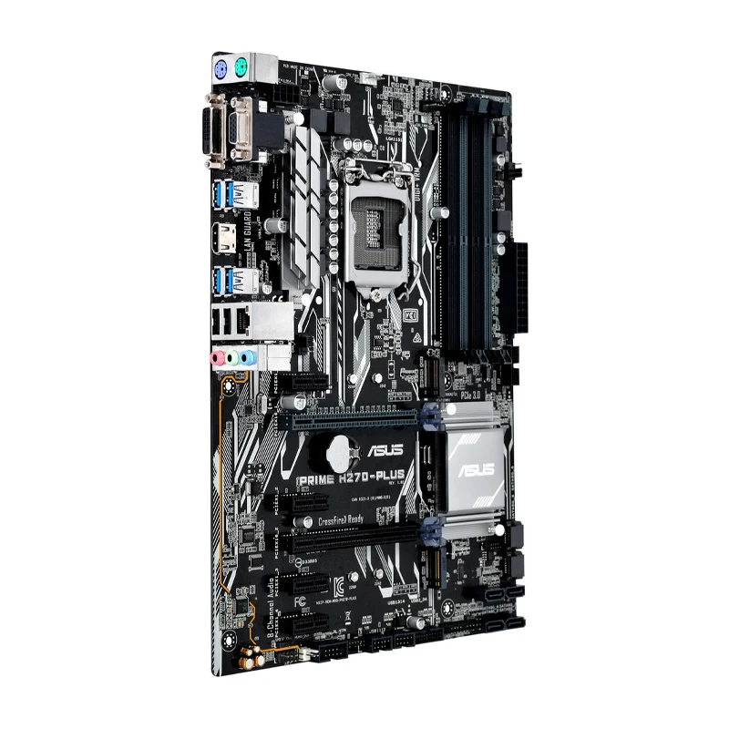 Imagem -03 - Placa-mãe Usada Placa-mãe Asus Prime H270-plus Chipconjunto H270 Soquete Lga1151 para Cpu Core de 6a 7a Geração Fator de Forma Atx 4xddr4