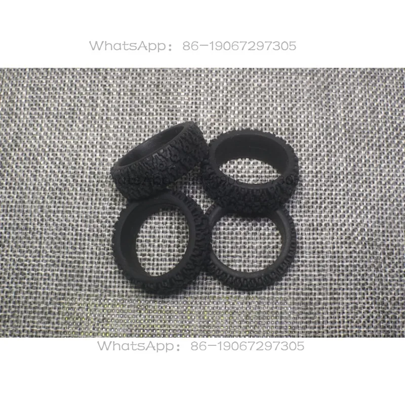 Suitable for 1/24 VP24 Mini Rally Car Rubber Tires, 4WD Vehicles