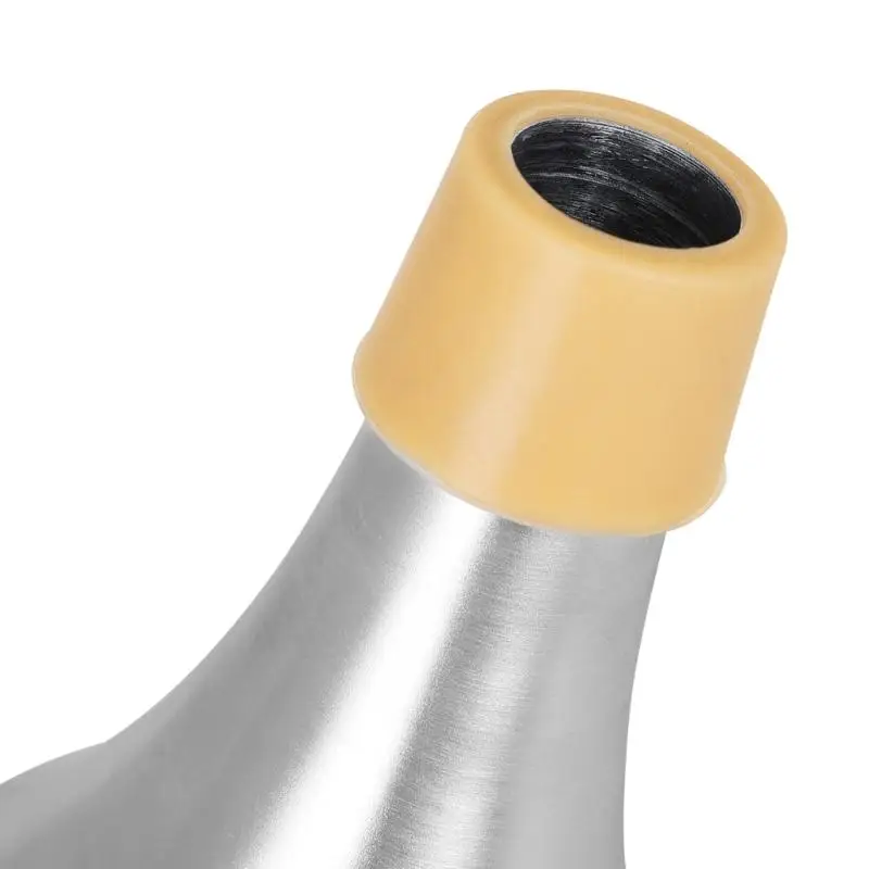 652F Quick Install Trumpet Practice Mute Aluminum Alloy Material Volumes Control Device For Quiet Rehearsals Indoor Use