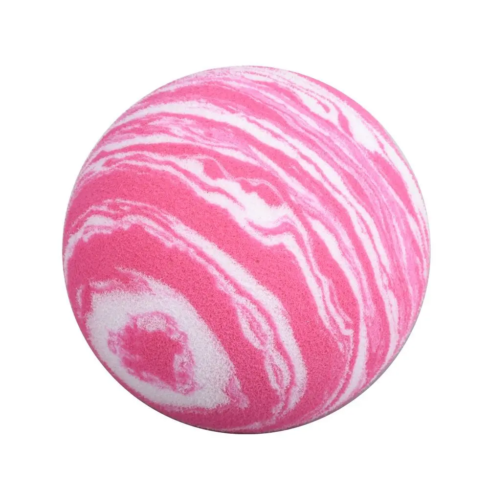 Hot Sale EVA EVA Sponge Ball Rainbow Yellow Blue Interactive Chewing Rattle Scratch Ball Indoor