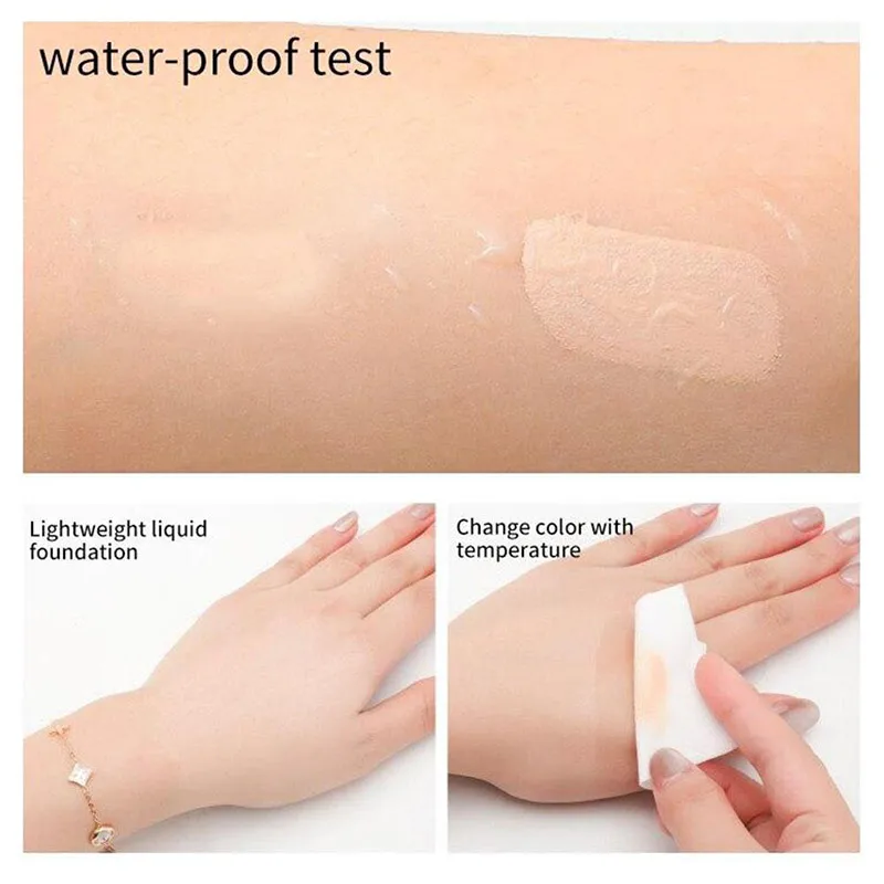 Spf15 เปลี่ยนสี Liquid Foundation ซ่อนริ้วรอย Bb ครีมแต่งหน้า Base คอนซีลเลอร์ Moisturizing Primer ผิวทั้งหมด