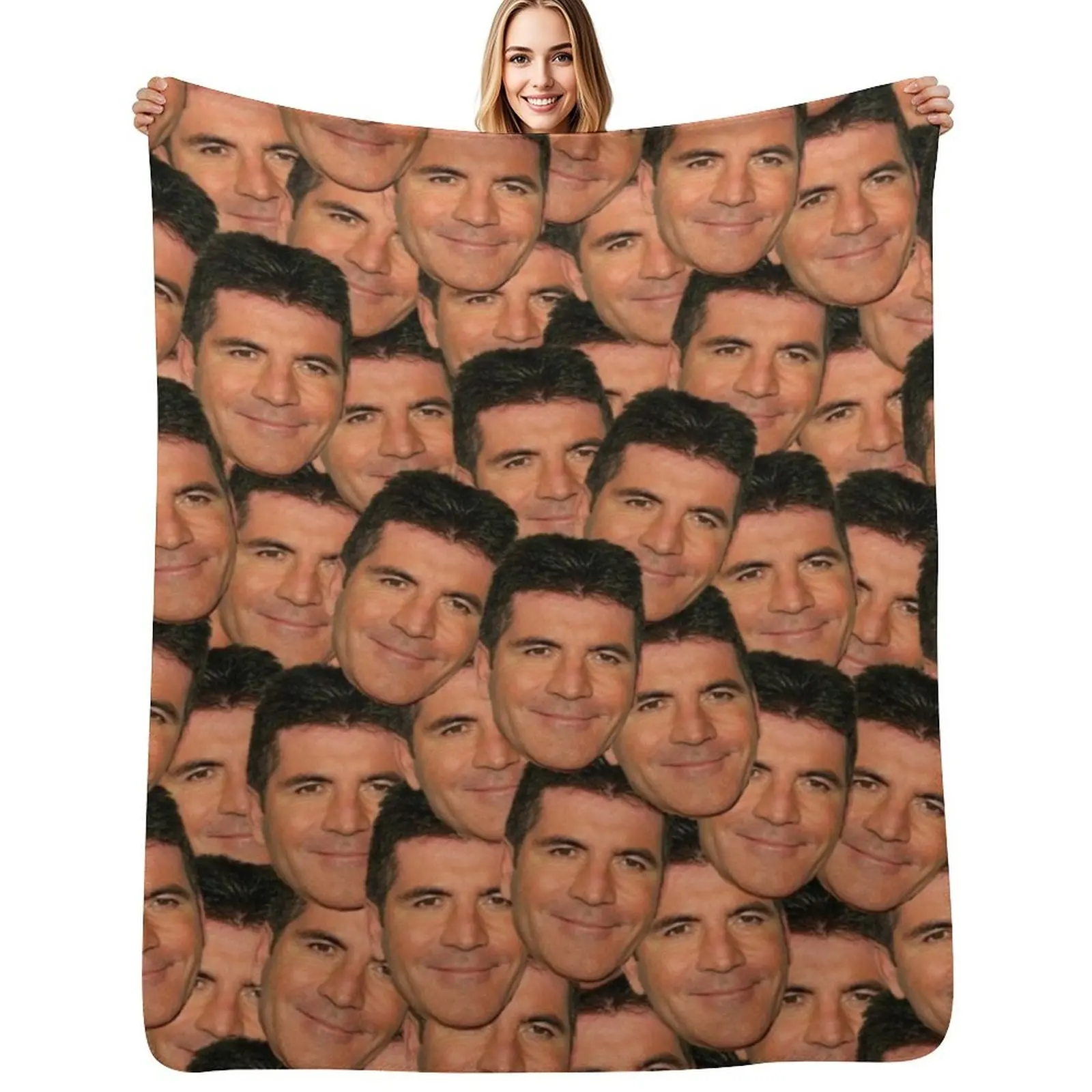 

Плед Simon Cowell, который можно стирать в машине, мягкий и теплый.