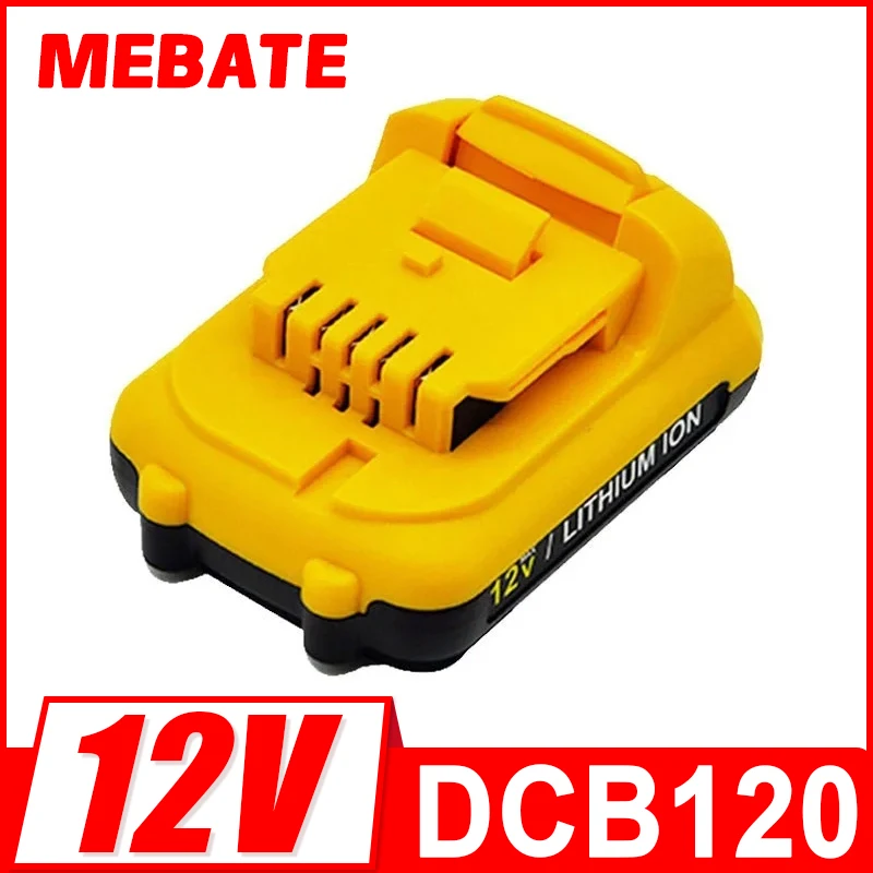 

3.0Ah 12V Max Lithium Ion Battery For DE DCB120 DCB123 DCB122 DCB127 DCB124 DCB121 Replacement Rechargeable Tools Batteries